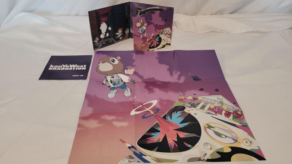 Kanye West Graduation CD Case Artwork Poster Insert ONLY NO DISC Replacement